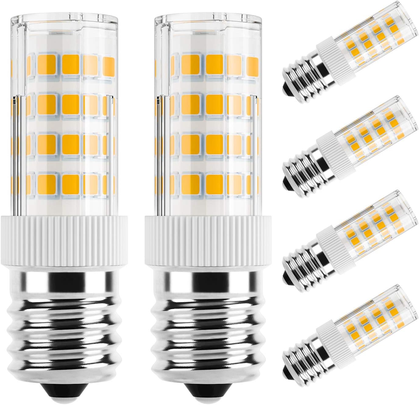 DiCUNO E17 LED Bulb,Appliance Bulbs, Microwave Oven, Stovetop Light, 4W