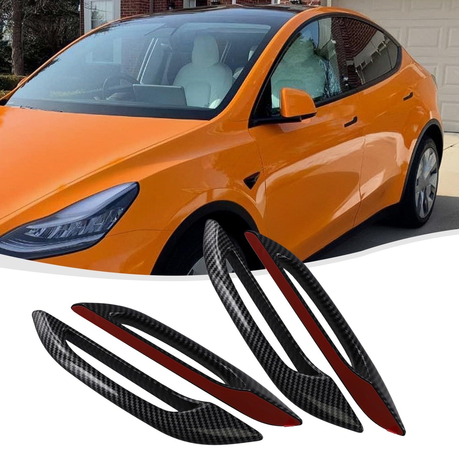 Housses de poignée de porte de voiture Tesla Model 3 Y protection ABS 4x