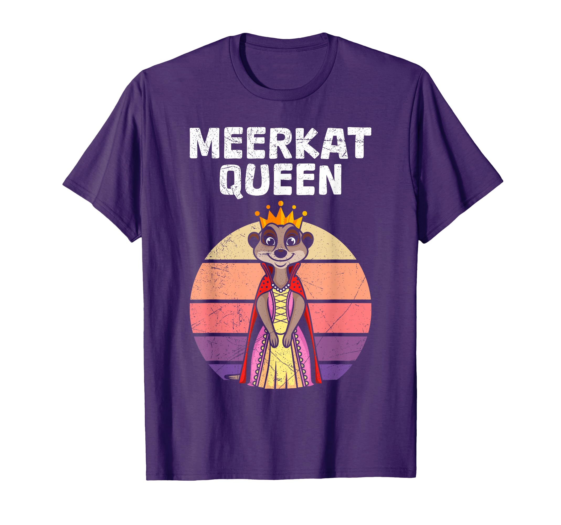 Meerkat Costume MEERKAT QUEEN Retro Funny Meerkats T-Shirt