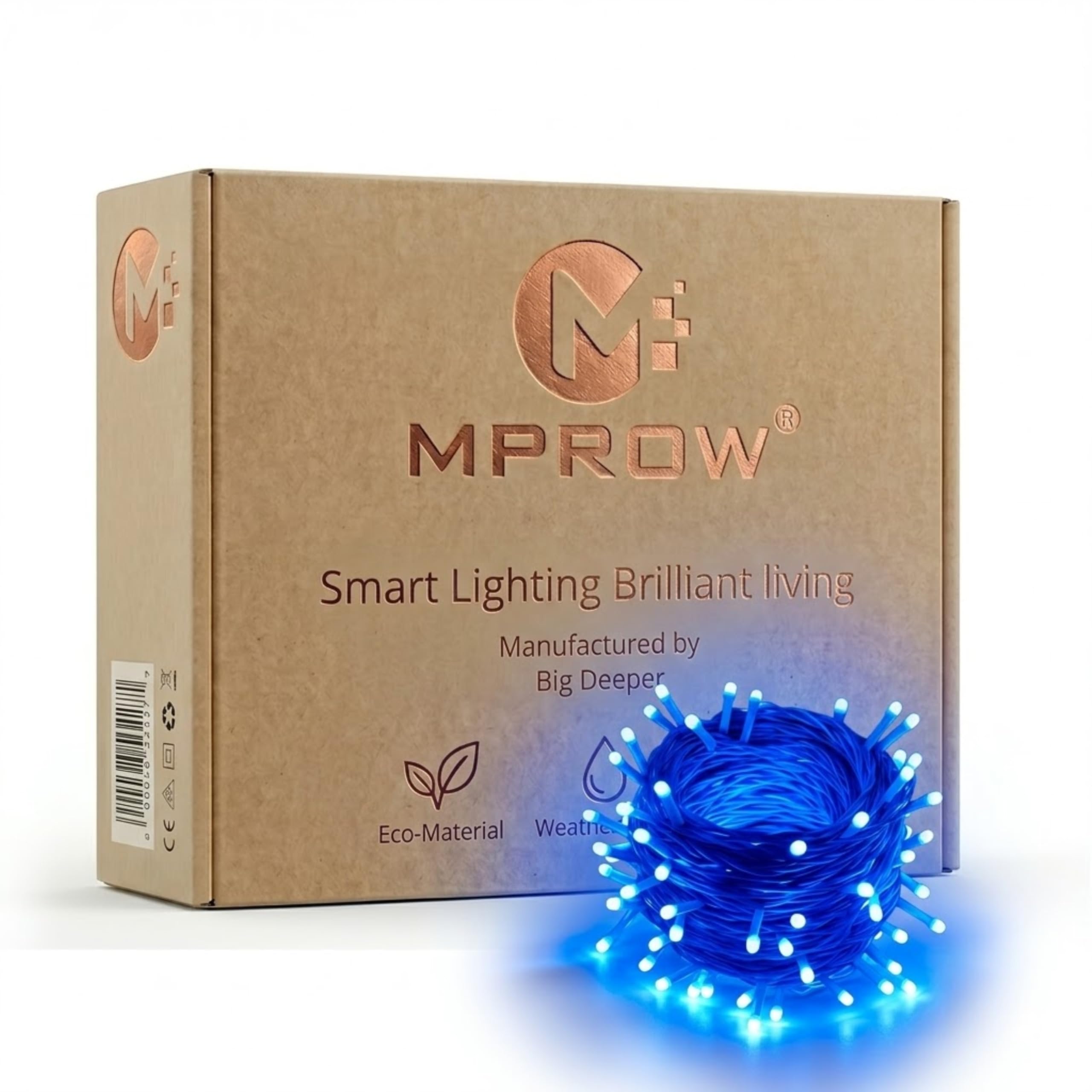MPROW Pixel String Lights - 50ft Festive Glow -2