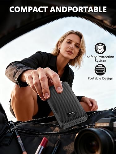 Miniatura 7 de Paquete de batería de chaleco calentado, batería recargable de 7.4 V 16000 mAh para chaquetas de calefacción, cargadores portátiles de 5 V9 V12 V