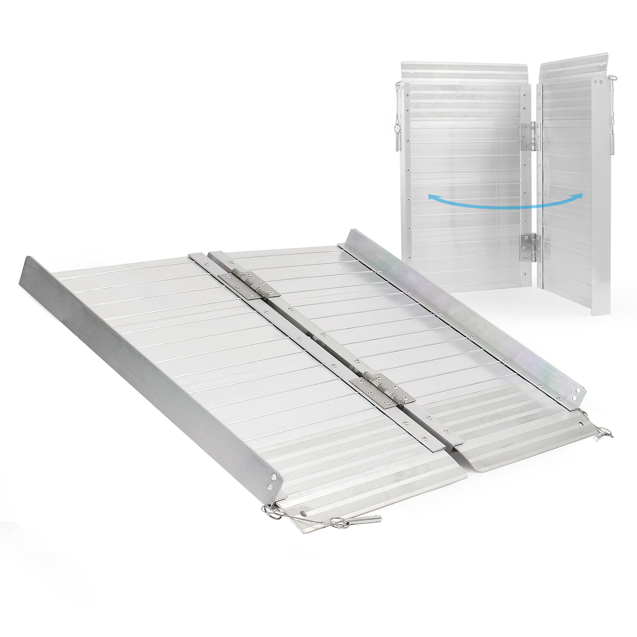 Rampa Silla Ruedas 92cm 270kg Plegable Aluminio portátil minusválidos Motos