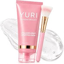 YURI Collagen Night Wrapping Mask, Overnight Peel-Off Sleeping Mask