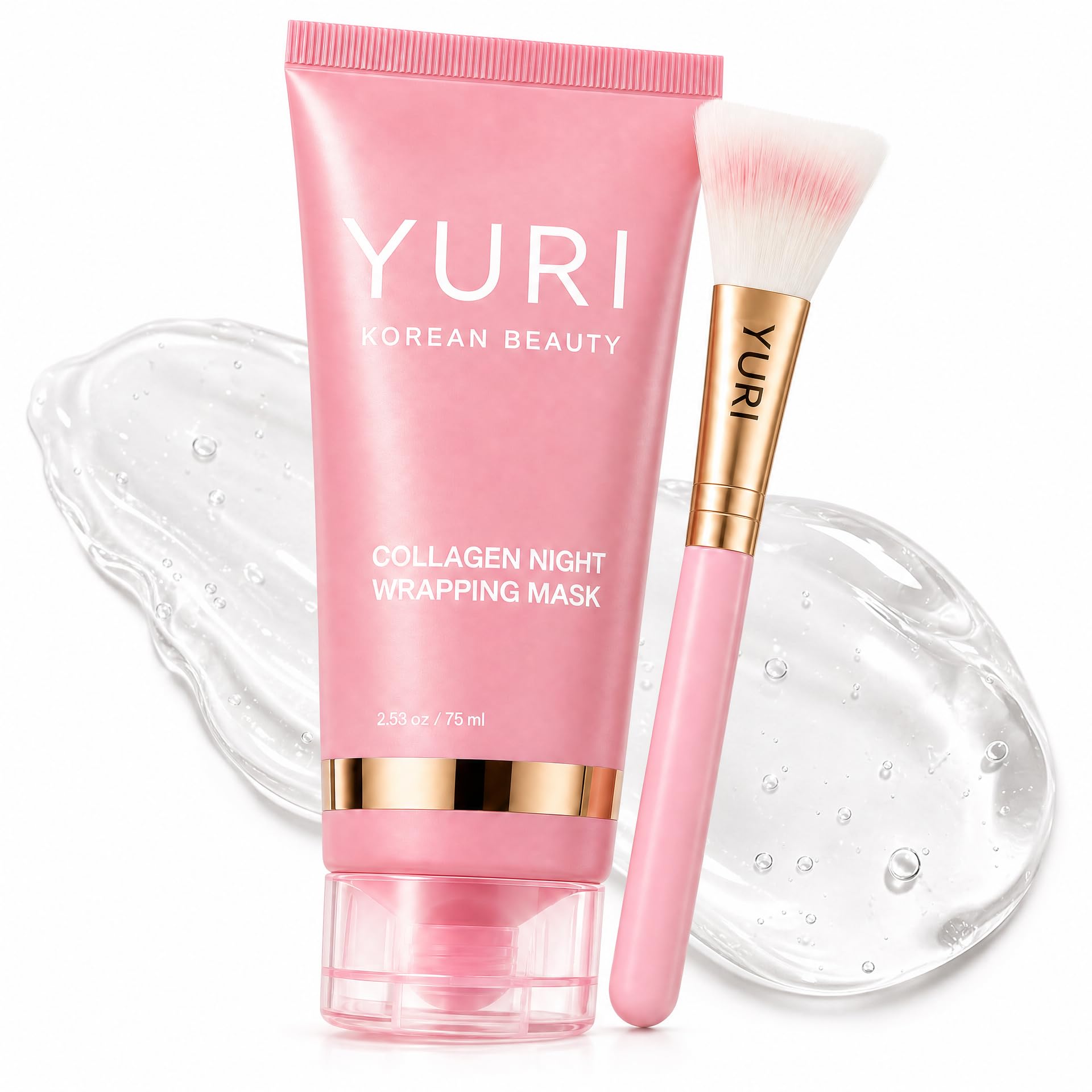 YURI Collagen Night Wrapping Mask - Overnight Peel-Off Sleeping Mask