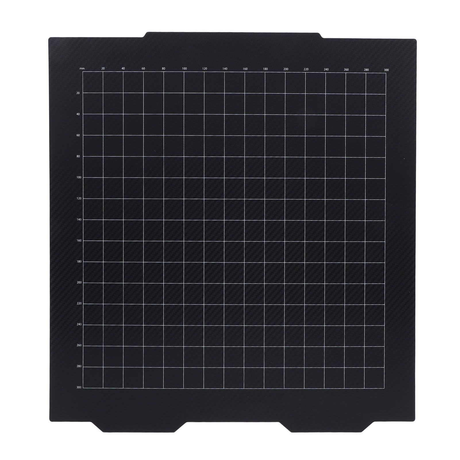 Bauplatte Für 3D-Drucker, 365 X 365 Mm, Doppelseitige Kohlefaser-PET-Pulverbeschichtung, Magnetisches PEI-Federstahlblech, Hitzebeständig, Für Multimaterial-3D-Drucker
