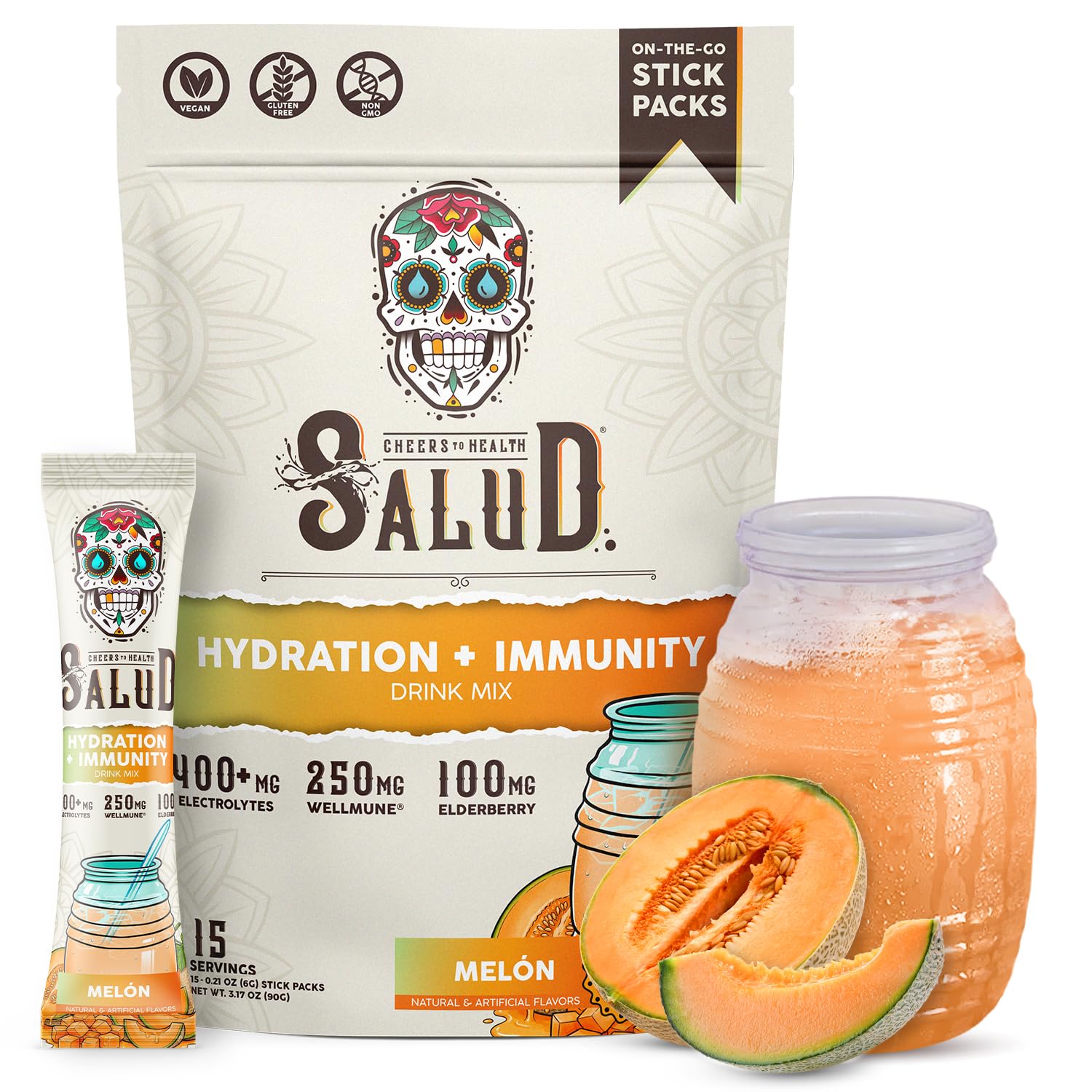 Salud 2-in-1 Hydration + Immunity Drink Mix, Cucumber Lime — Amazon image 25