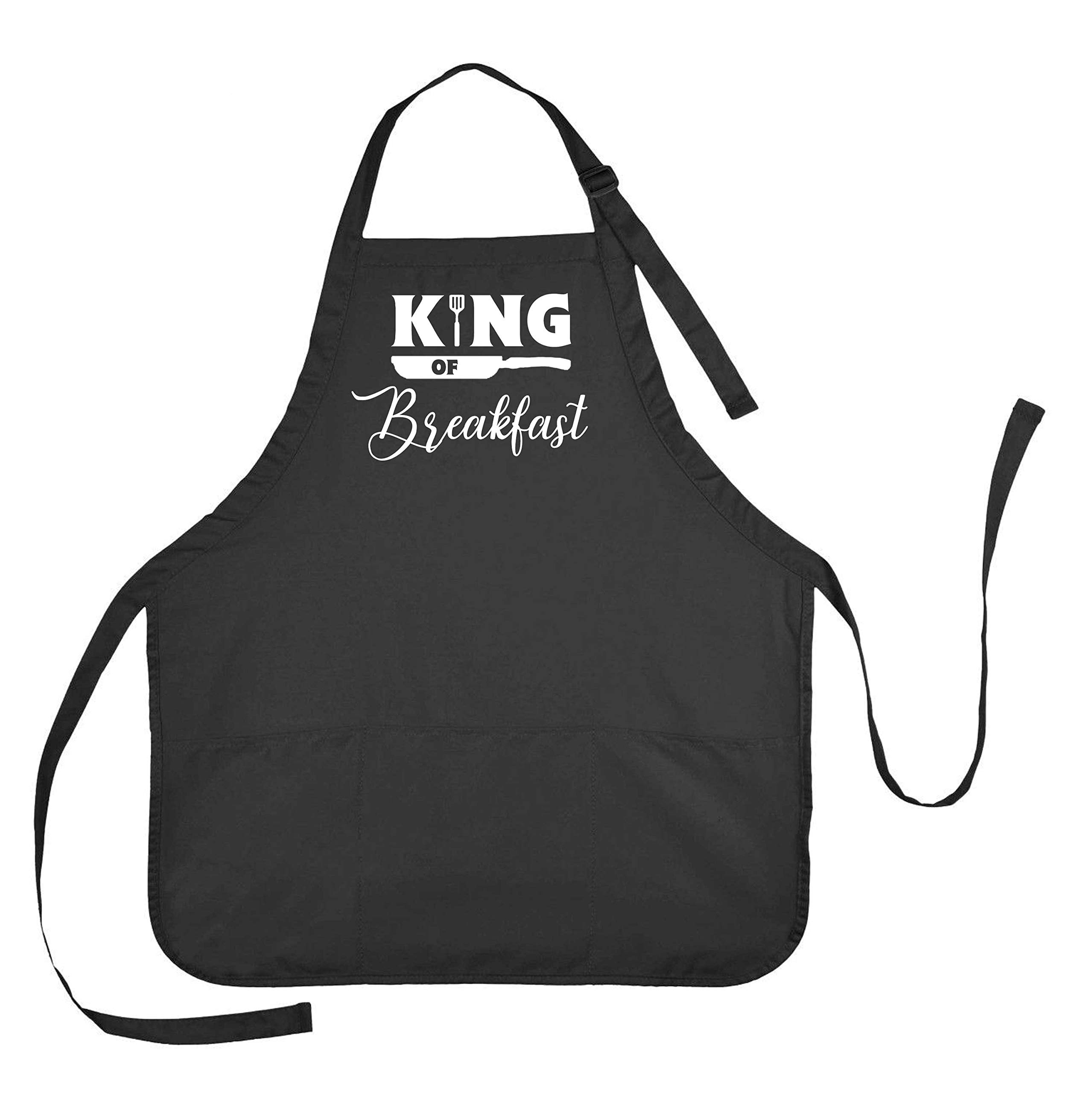 Breakfast Apron, King of Breakfast Apron, Apron for Breakfast King, Apron for Breakfast, Gift for Breakfast Chef