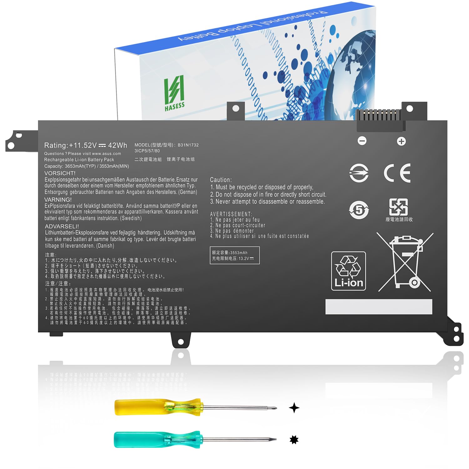 Amazon.co.jp: HASESS B31N1732 バッテリー 交換用 ASUS A571G K571GT Amazon.co.jp: HASESS B31N1732 バッテリー 交換用 ASUS A571G K571GT