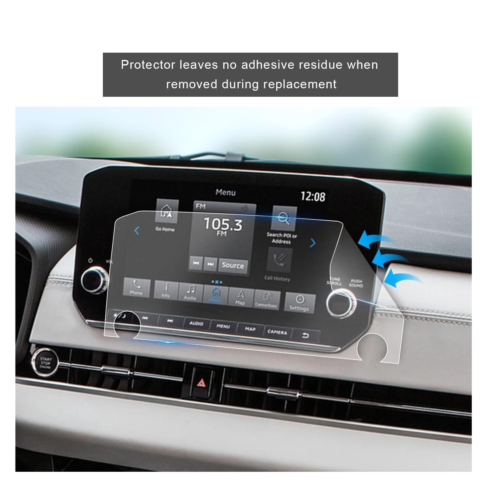 Displaybeschermfolie Voor Mitsubishi Voor Outlander Voor GN Voor PHEV