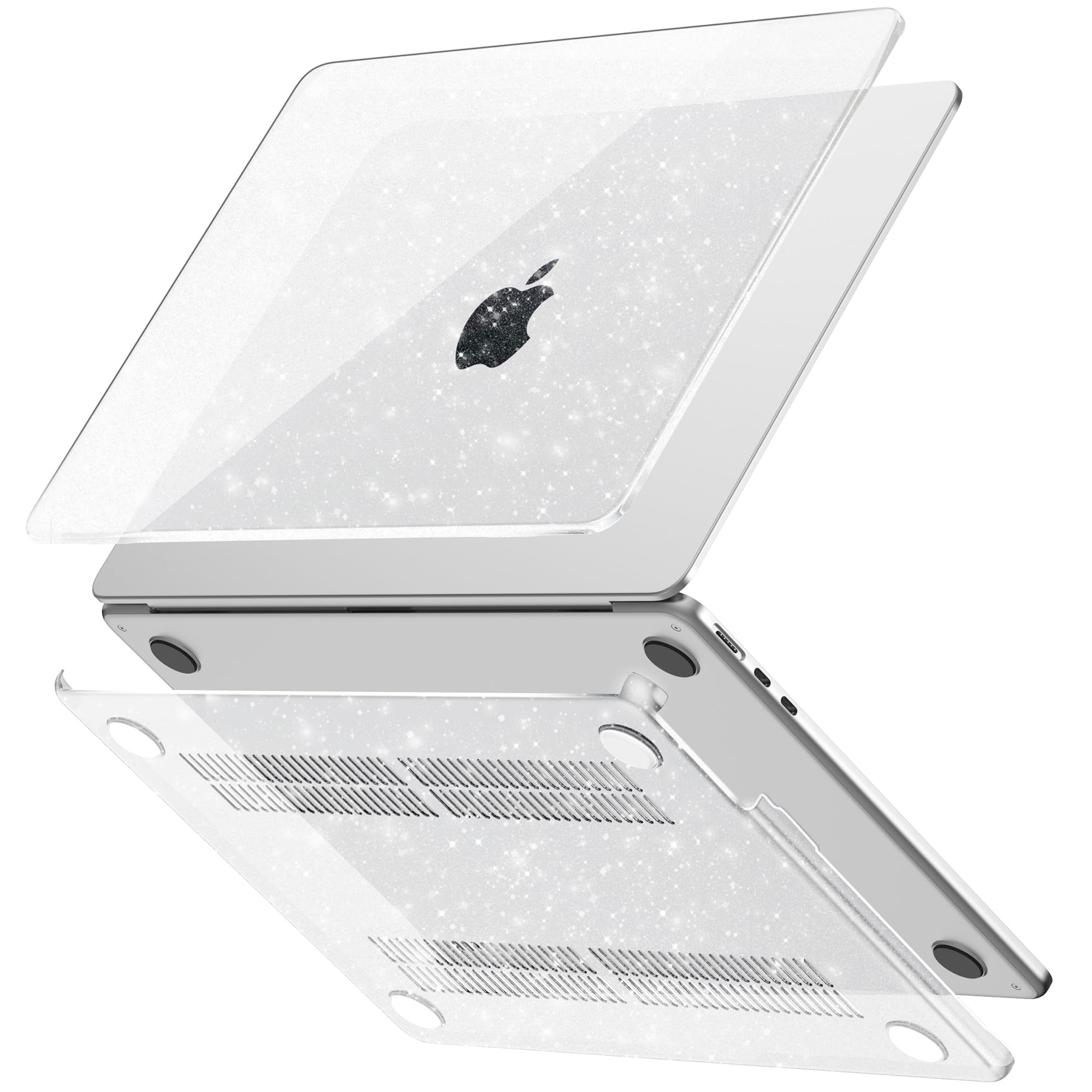 GPXIIZ Hülle Kompatibel mit MacBook Air 13.6 Zoll 2026 M5 M4 M3 M2 Schutzhülle 2025-2022 Freisetzung A3449 A3240 A3113 A2681, Ultradünne Hartschale Snap Case Cover 13,6
