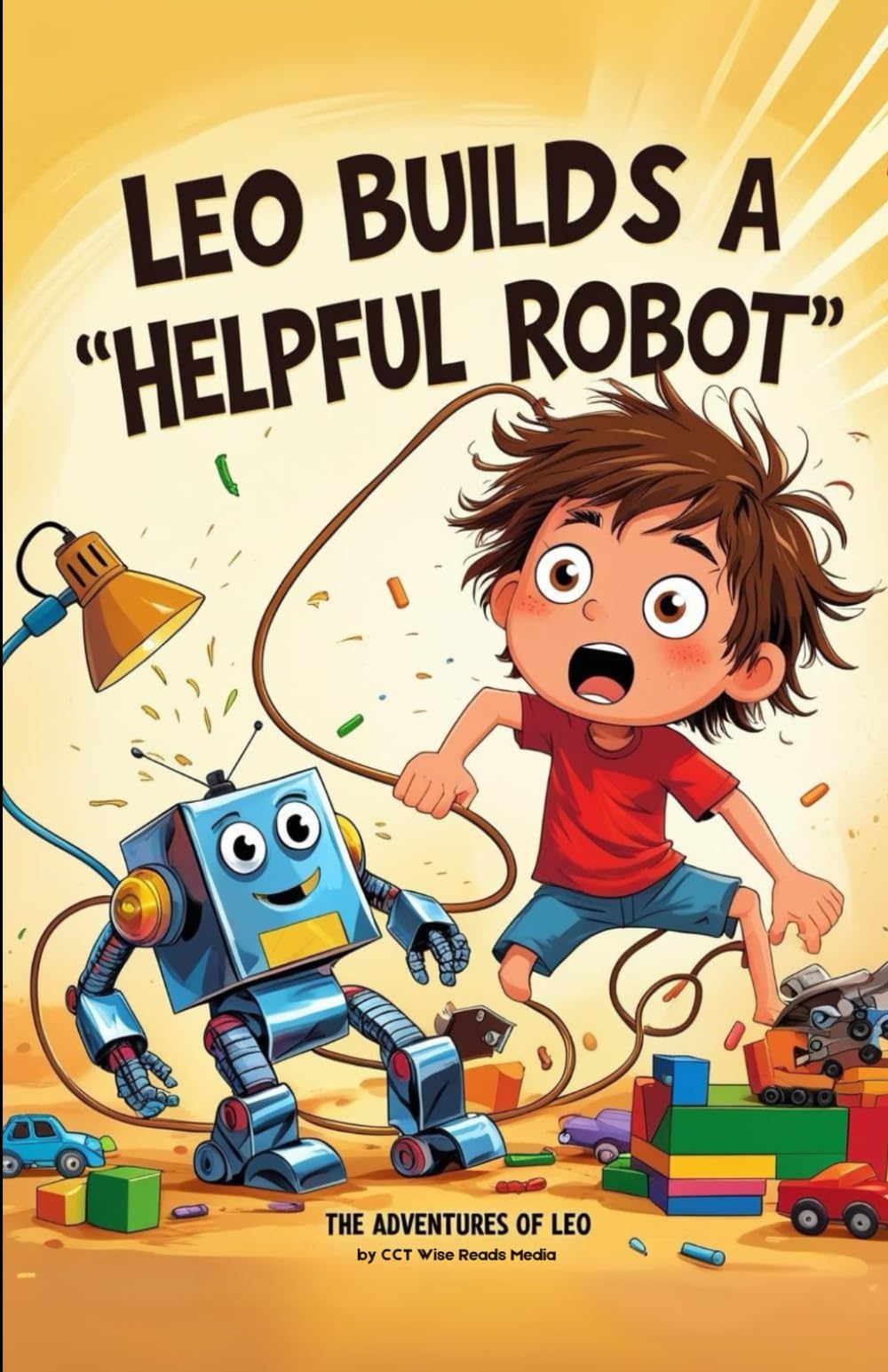 Leo builds a 'Helpful' Robot: A Funny Picture Book for 3-7 Year Olds about a Silly Invention and a Very Big Mess (The Adventures of Leo) (The ... Book: A Funny Picture Book for 3-7 Year Olds)