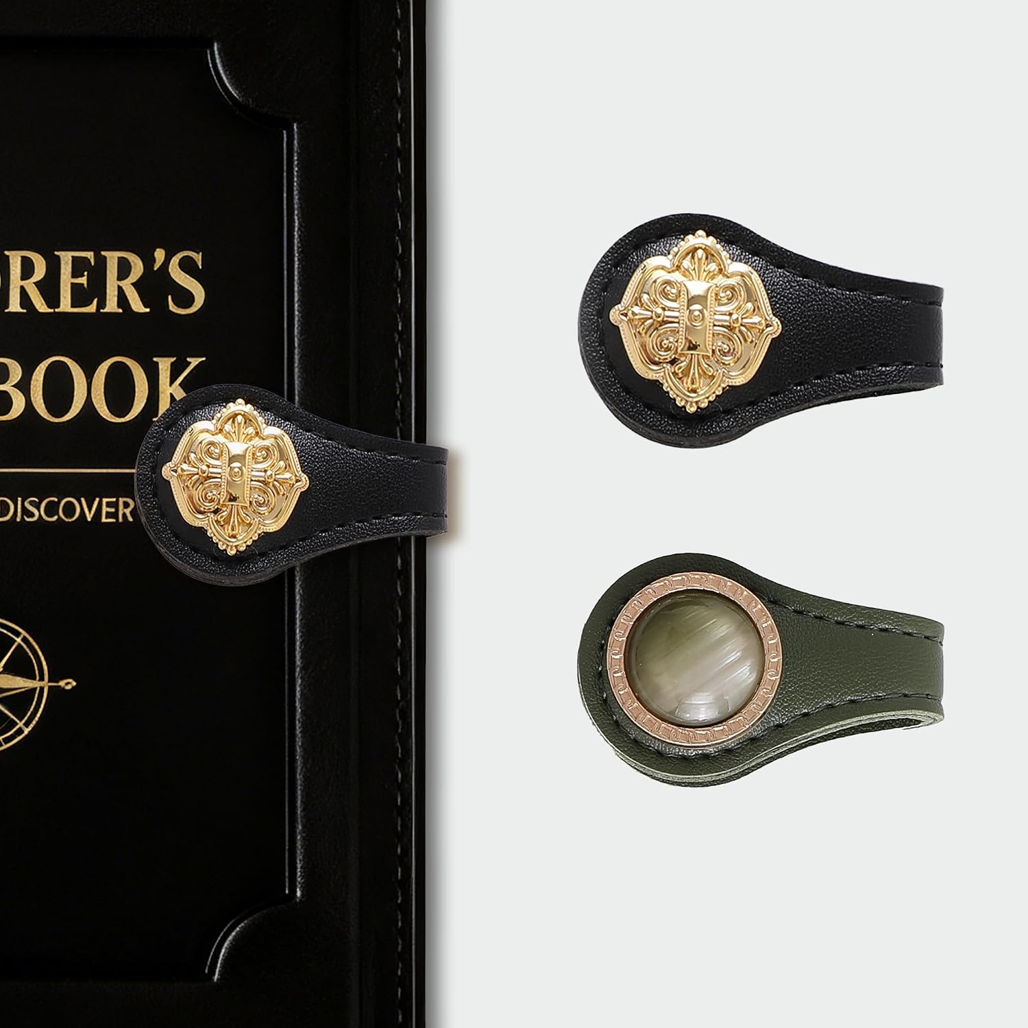 Elegant Design Magnetic Journal Clip, Decorative Bookmark Clips image 5