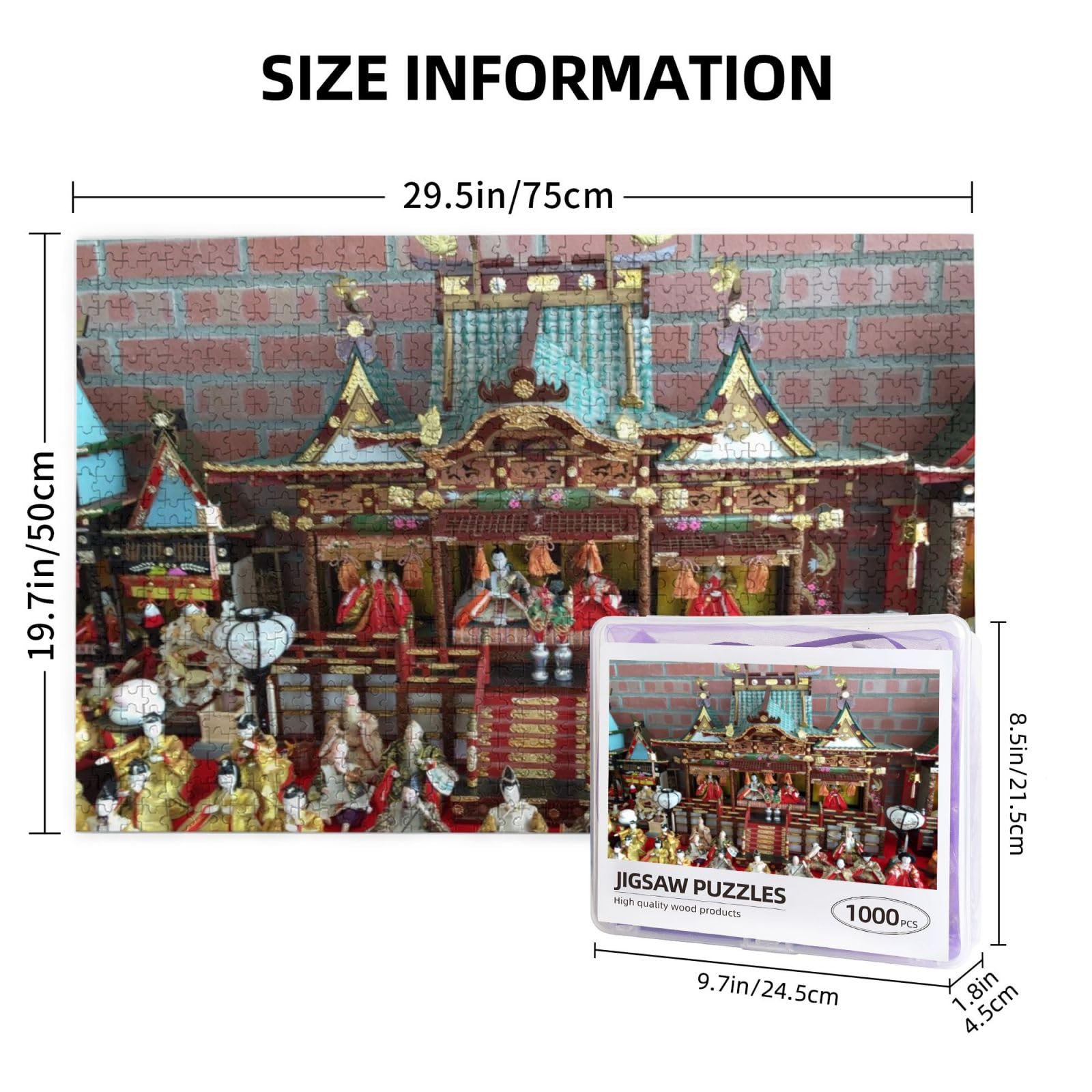Amazon.co.jp: ジグソーパズル 1000ピース 木製ピース 子供 初心者向け