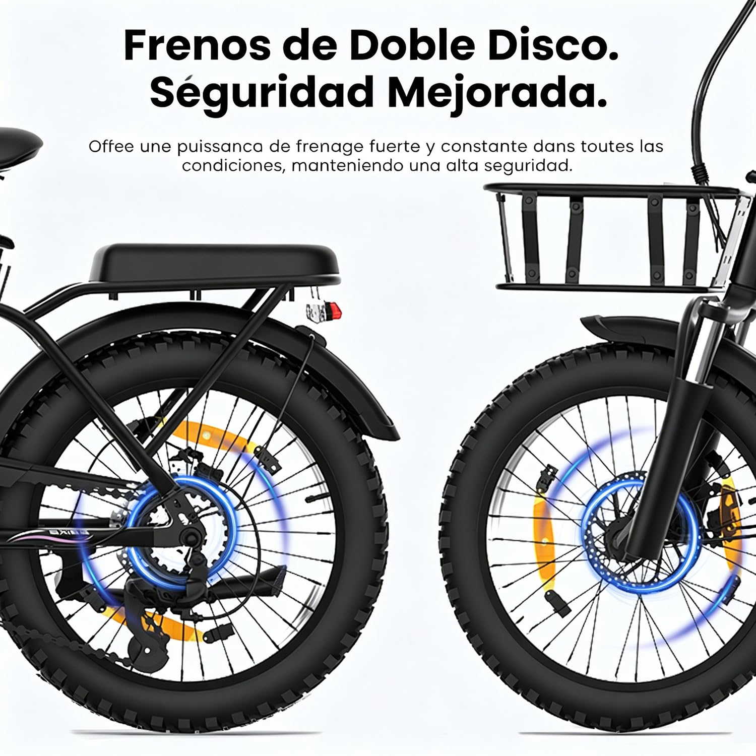 Bici Elettrica Per Adulti, 36V 13AH Batteria Rimovibile 250w Motore Con 20 “*3.0” Fat Tire Pieghevole Bicicletta Elettrica, Velocità 25KM/H Gamma Fino a 80KM Città Pendolare Ebike