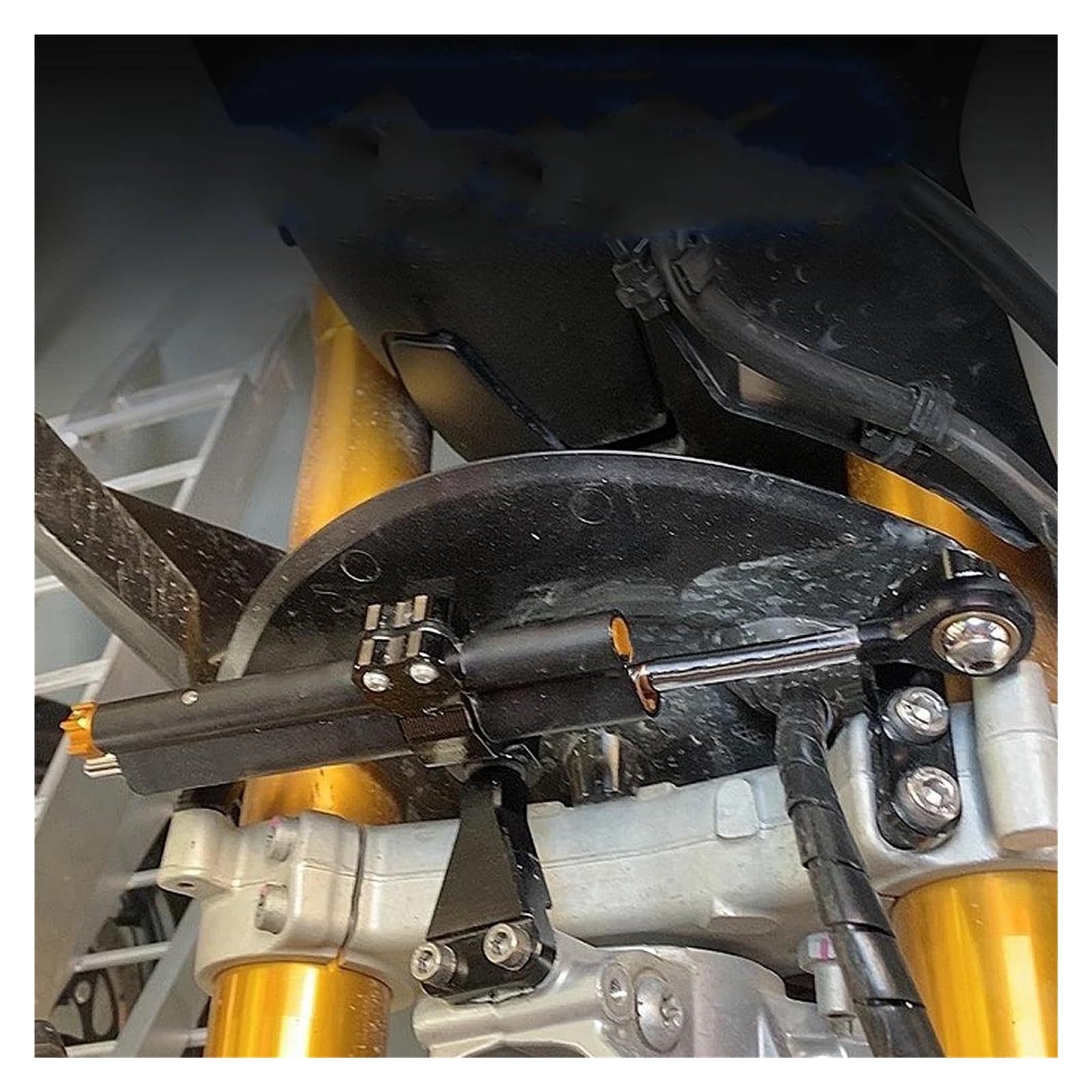 Ammortizzatore Sterzo Stabilizzatore Per Aprilia RS-660 RS660 2021-2023 Moto Lineare Invertito Sicurezza Con Controllo Regolabile Ammortizzatore Motocicletta Ammortizzatori Lineari(SET 11)