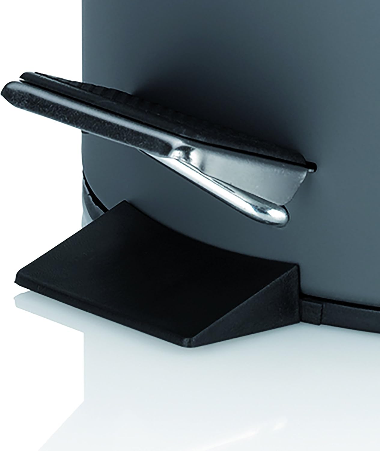 Kela Step Trash Can with Lid Sten Collection, Dark Grey