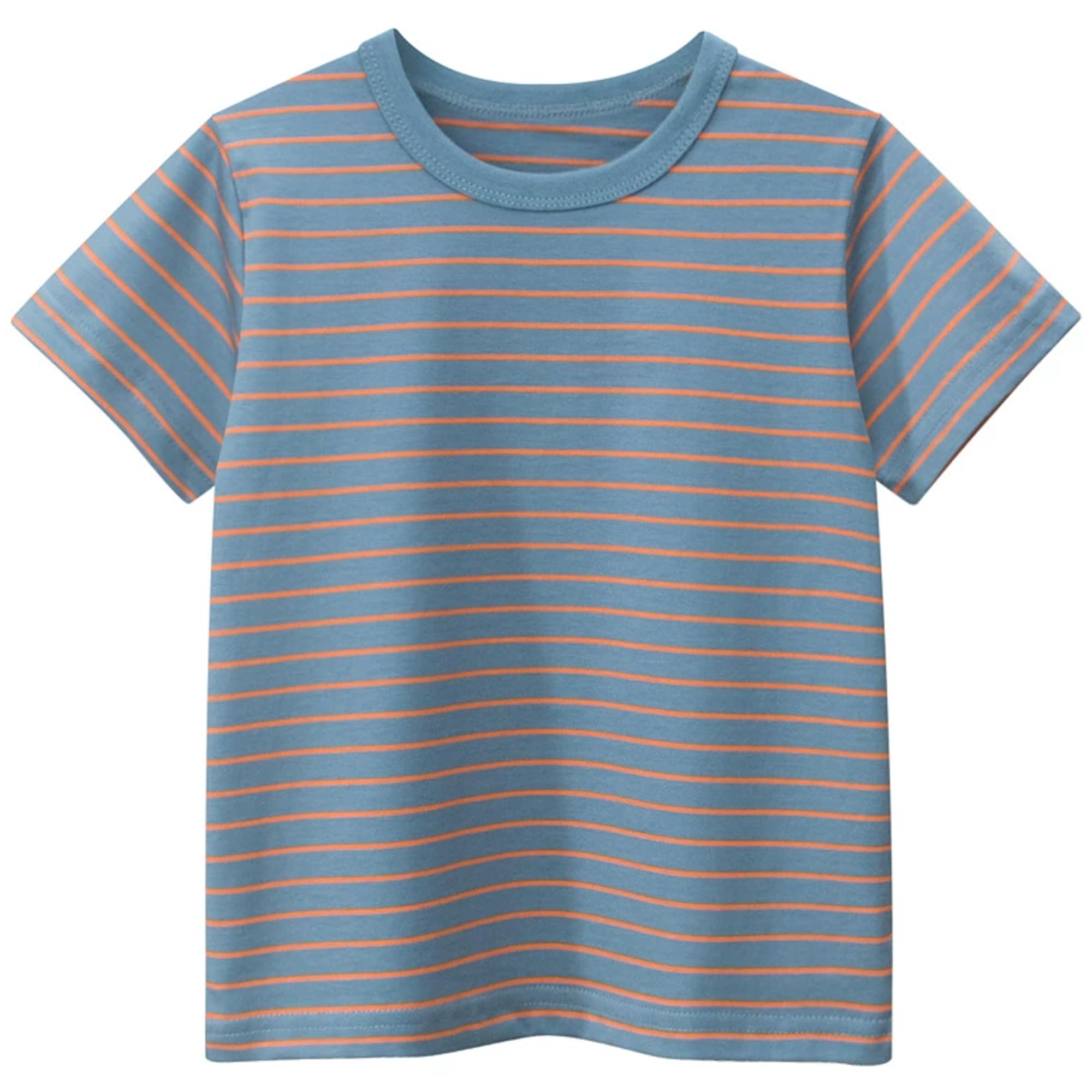 AIWUHE Toddler T Shirts Cotton Summer Tshirts Boys Girls Short Sleeve Tee Tops Casual Graphic Clothes Crew Neck Shirts 2-6Y