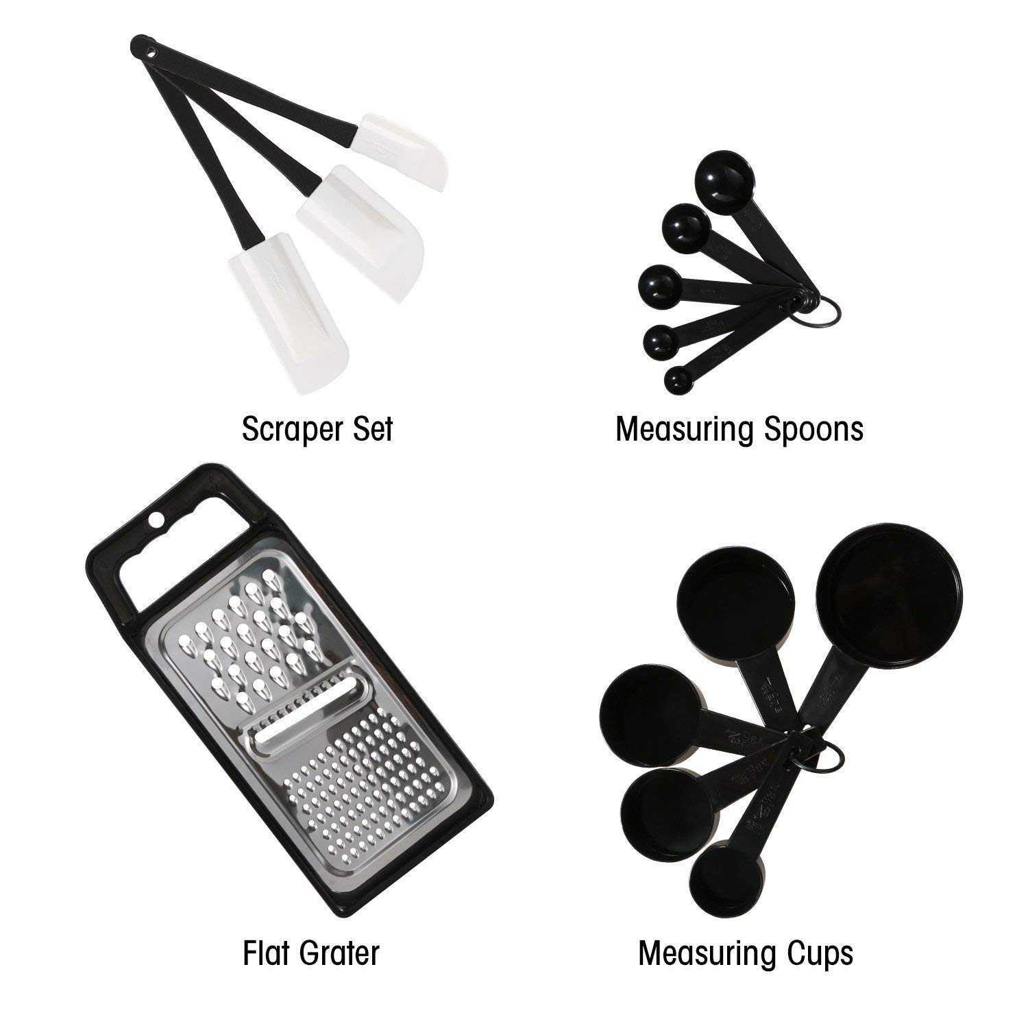 NEXGADGET Premium 42 Piece Kitchen Utensils Cookware Set with Stainless