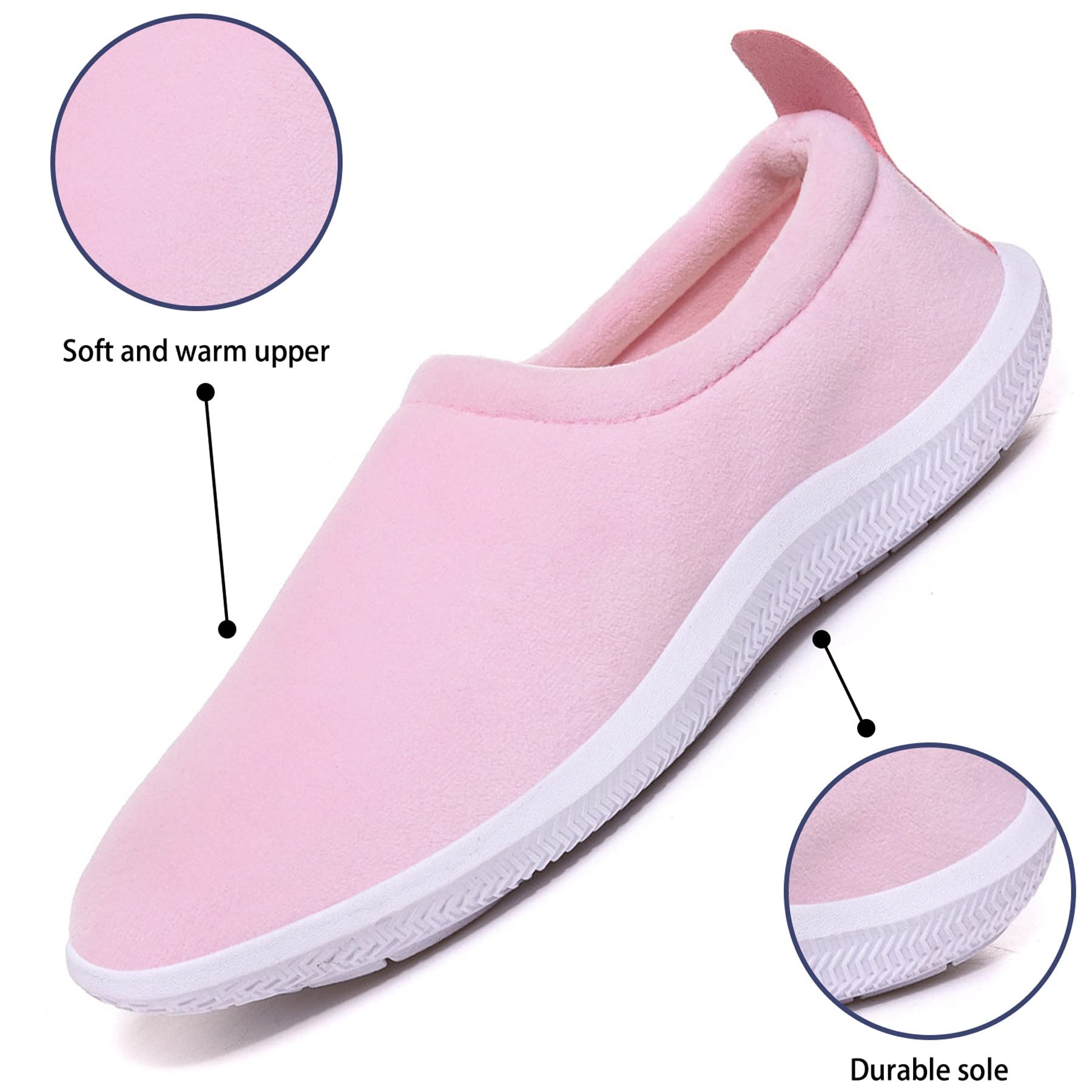 Pantofole da Uomo Ciabatte Donna Caldo Peluche Morbido Pelliccia Sintetica Scarpe per la casa con Pantofole Invernali