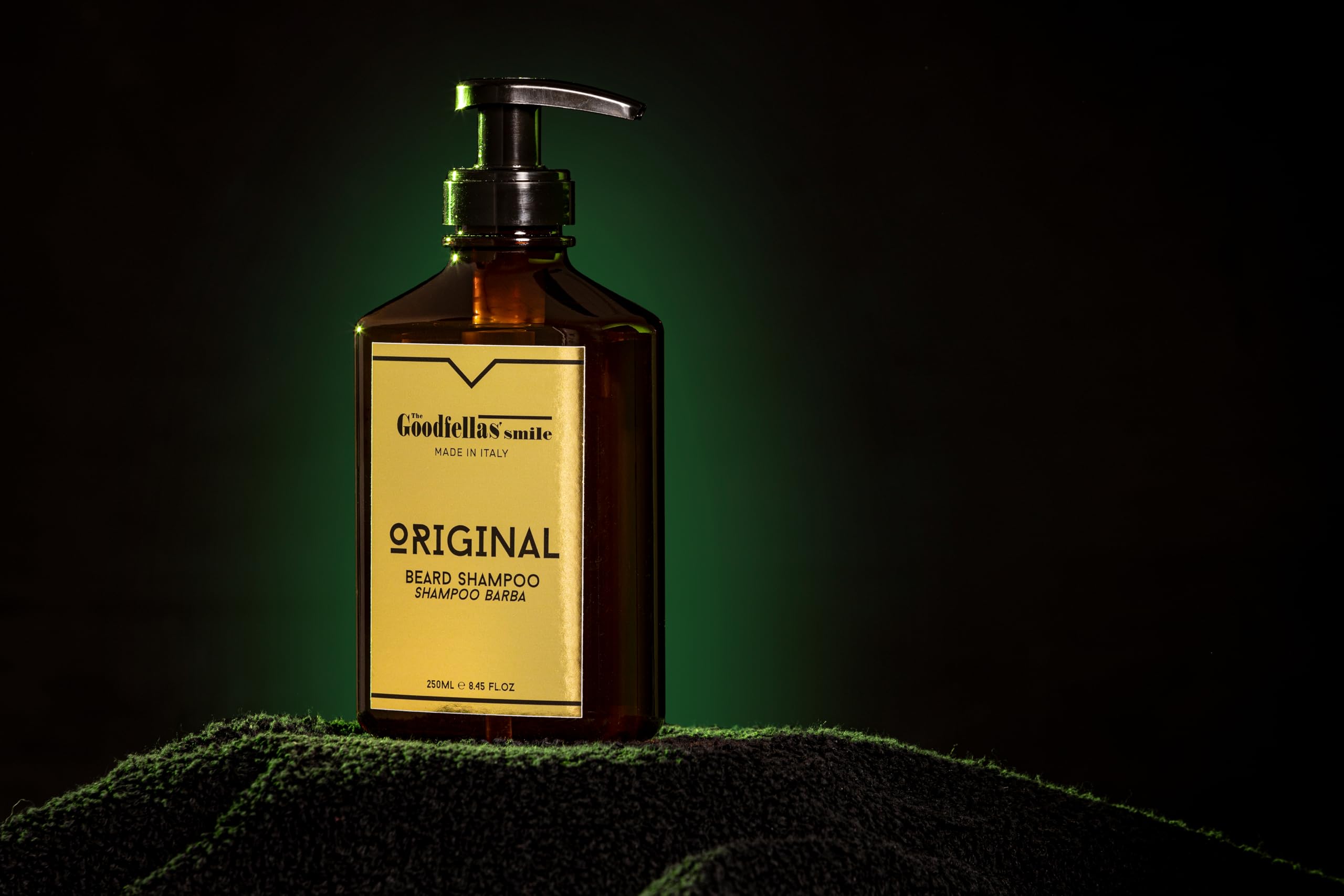 Kit Barba per Uomo The Goodfellas' Smile Original, 3 in 1 Set Regalo Cura della barba Uomo - con Shampoo Barba, balsamo, Olio - 100% Made in Italy