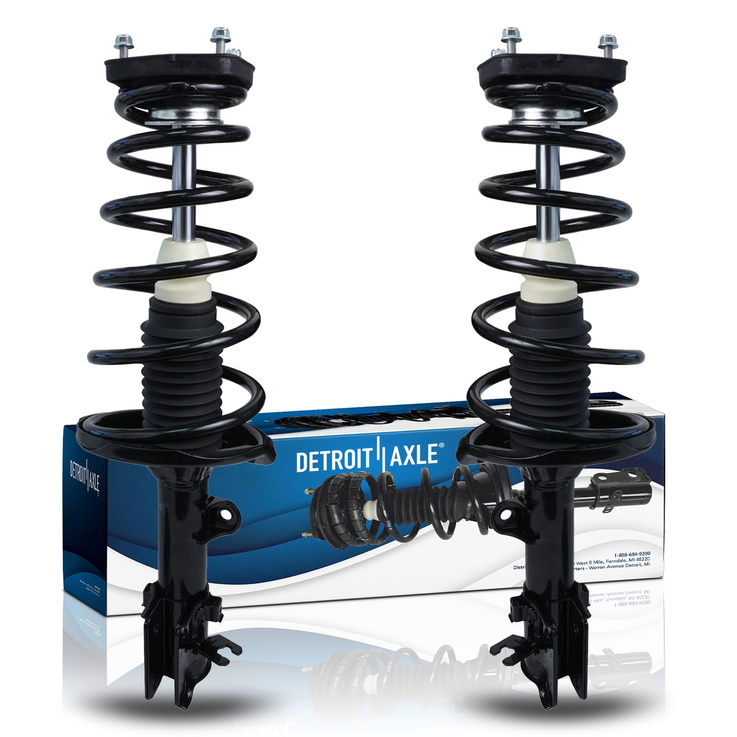 Detroit Axle - Rear Struts for Hyundai 2005-2009 Tucson 2005-2010 Sportage