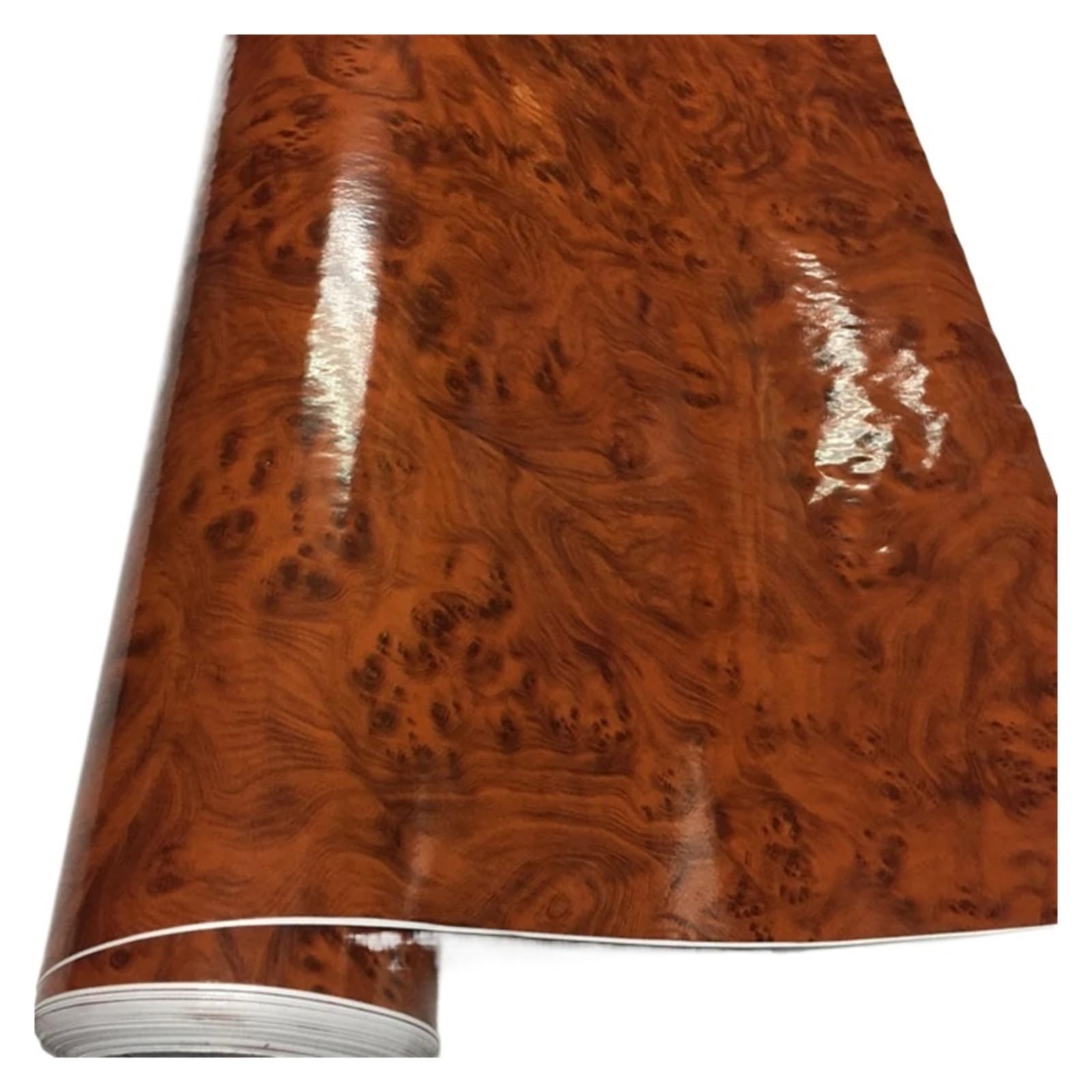 50 cm * 500 cm Glänzende Holzmaserung Vinyl Auto Wrap Folie Holz Strukturierte Auto Aufkleber Wasserdicht Kleber Hause Möbel Aufkleber Verpackung(G1303,50cm x 500cm)