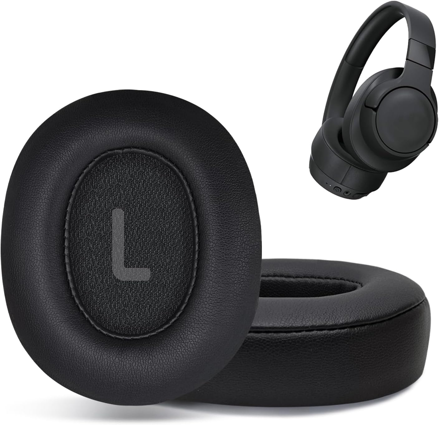Street27 Replacement Earpads Compatible with JBL Tune 700BT, 710BT, 720BT, 750BT, 750BTNC, 760NC & 770NC Headphones, Memory Foam Protein Leather Ear Cushions, Black — Amazon image 6