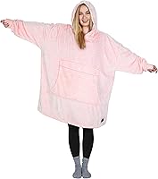 Vista 8 de Catalonia Sudadera con Capucha Manta de Gran Tamaño con Estampado de Gato y Perro de los 80, Sudadera de Forro Polar Vestible tipo Pullover