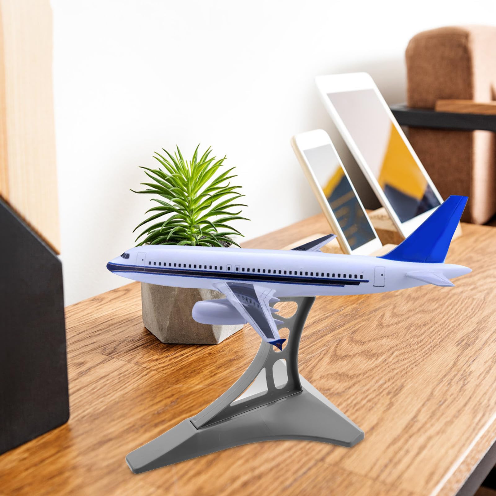 Lot De 3 Supports Pour Maquette Avion – Plastique Gris – 9,2x7,9x4,9 Cm – Stabilisation Et Présentation