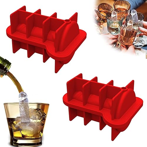 Miniatura 5 de Bandeja de molde de silicona para bromas de hielo, para enfriar hielo, cócteles de whisky, hacer bloques de hielo, cubos de café helado, fiesta de