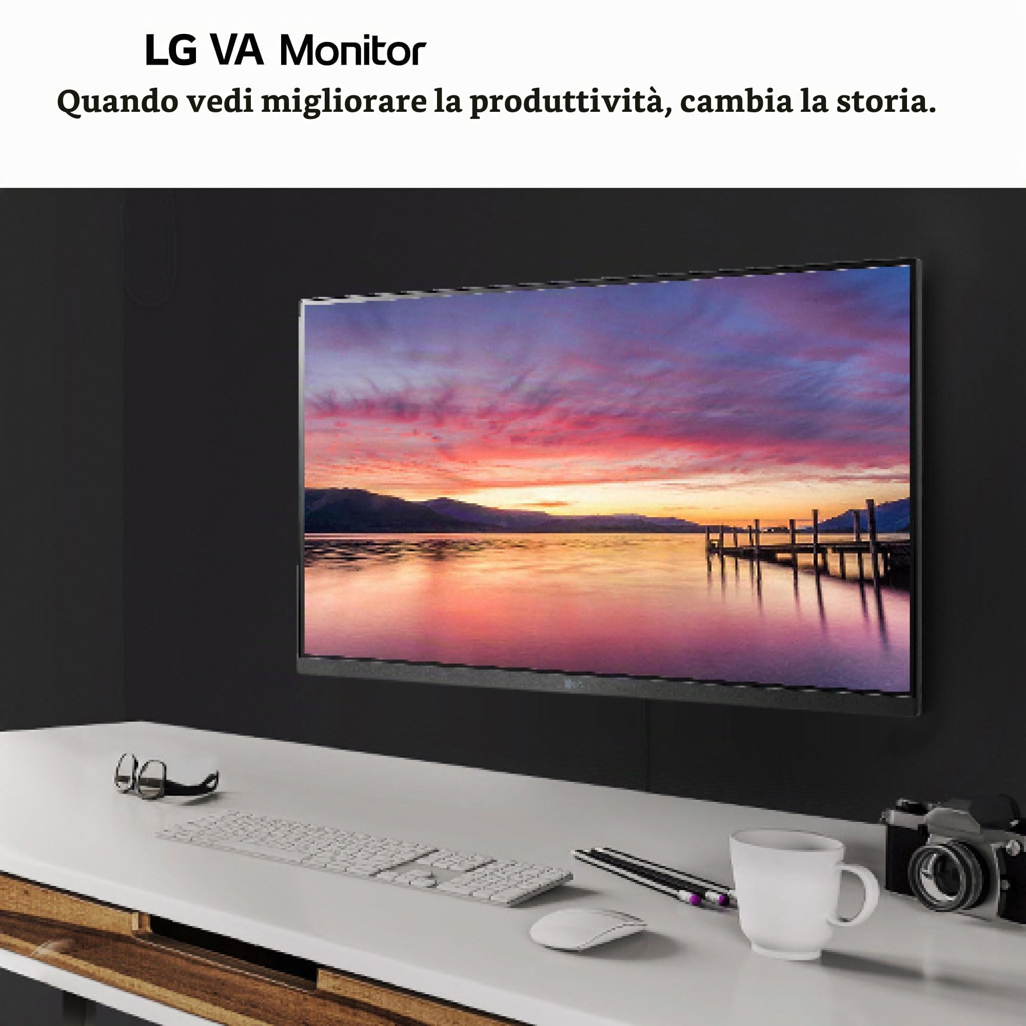 Lg 22mr410-b 21.4´´ Full Hd Ips Led 75hz Monitor One Size