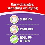 Huggies Size 5 Baby Diapers, Little Movers HuggFit 360° Baby Diapers with 360° Waistband, Size 5 (27+ lbs), 100 Count, Packaging May Vary