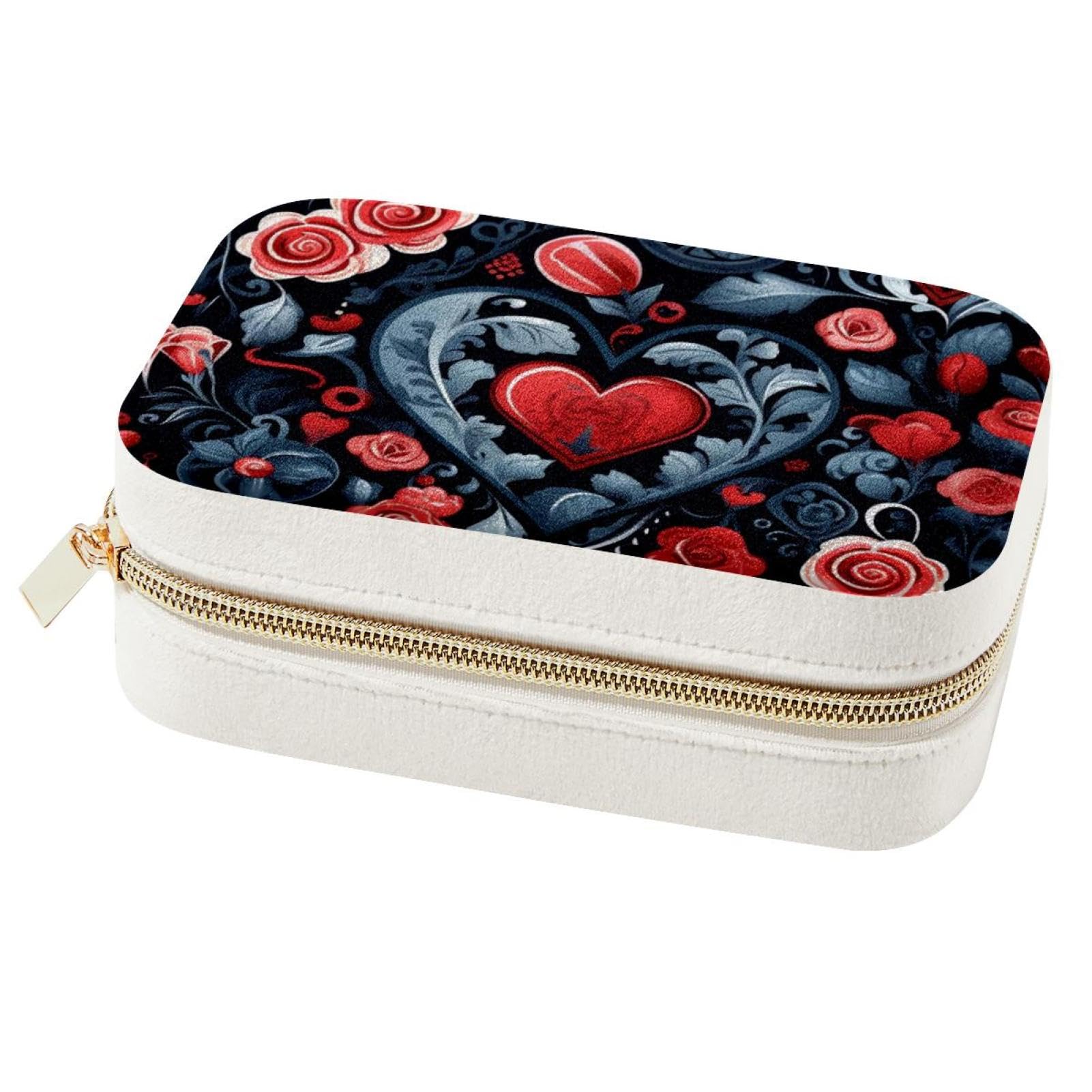 Boîte de rangement pour la Saint Valentin en velours doux afin d'offrir un cadeau unique