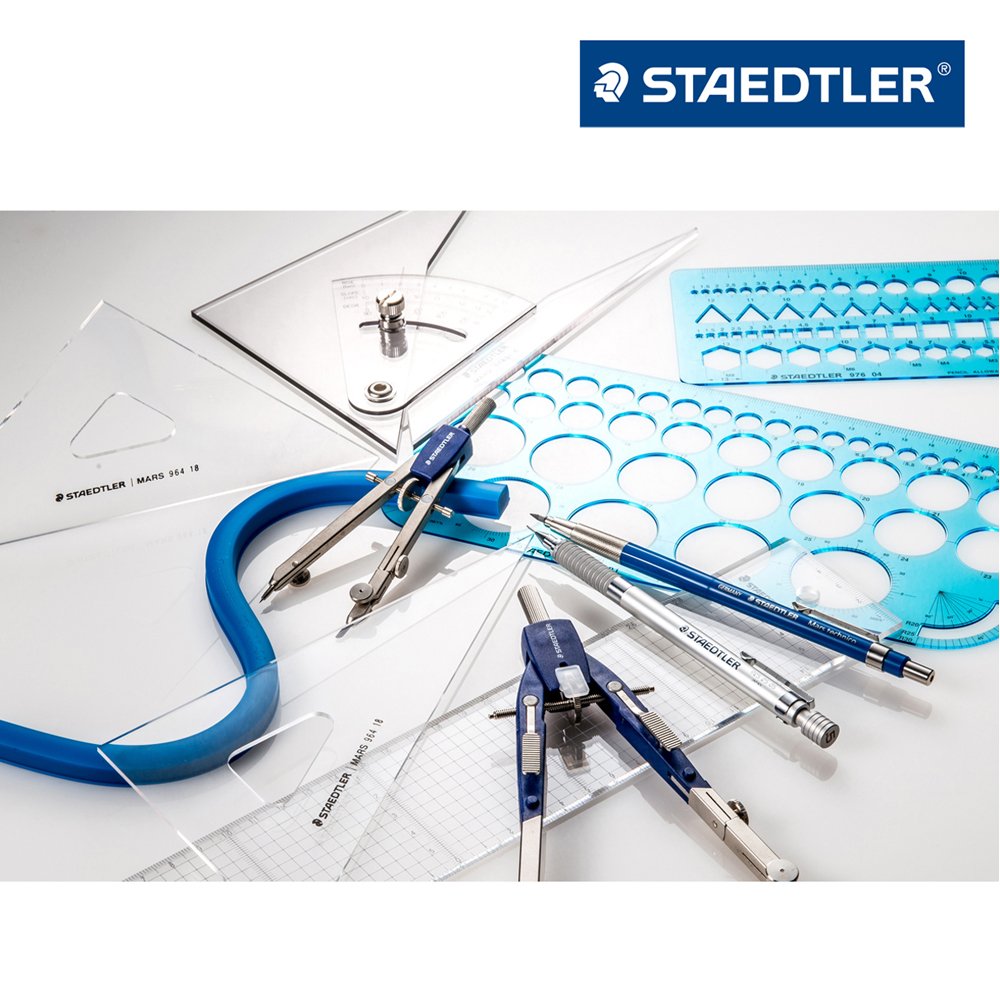 Staedtler 964 51-10 Mars Ruler, Gradient Ruler, 9.8 inches (25 cm)