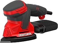 CRAFTSMAN CMEW210 Corded Detail Mouse Sander for Woodworking - 14,000 OPM, Dust Bag, Attachments Included