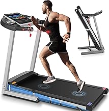 SYTIRY Treadmills for Home with TV Screen and WiFi,Smart Foldable Treadmill Machine,3D Virtual Sports Scene,HiFi Speakers,Popular APP for Social Networking,Video,and Search,Walking Treadmill