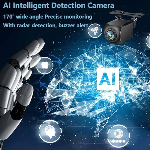 Miniatura 3 de Sensor de alarma AHD cámara de respaldo cámara de visión trasera universal para camioneta camioneta SUV 170 grados ángulo perfecto visión nocturna