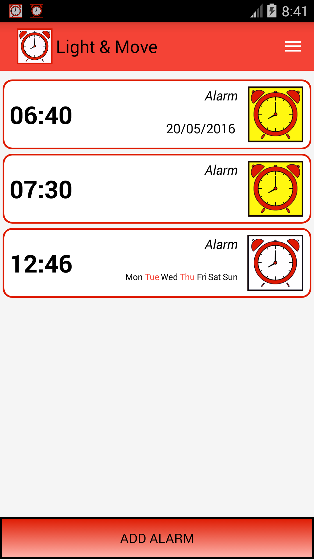 LIGHT & MOVE STOP ALARM CLOCK App on Amazon Appstore
