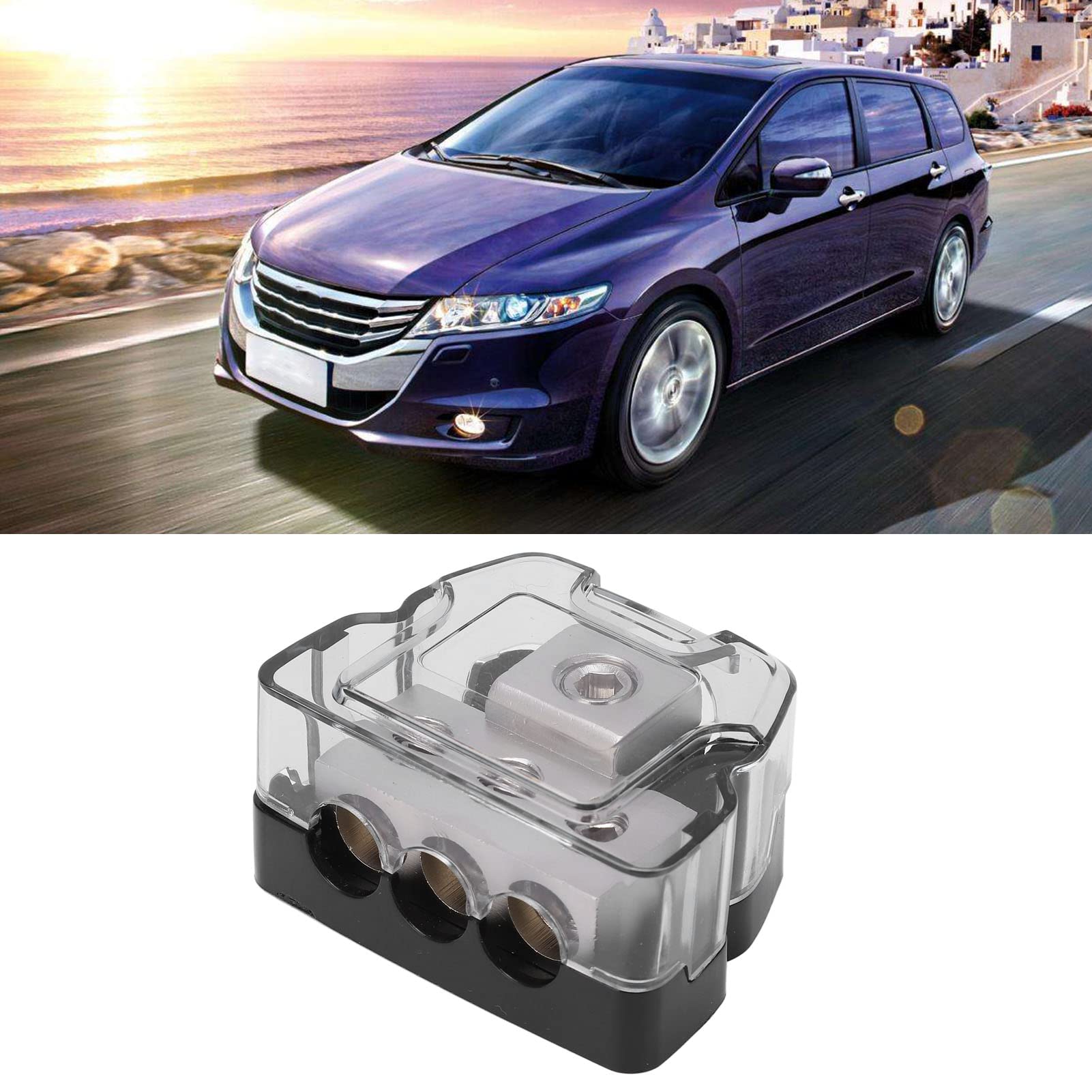 Kit Cablage Ampli Voiture Bloc De Distribution D'alimentation (montage Sur Rail) KH70G Ampli Voiture Subwoofer