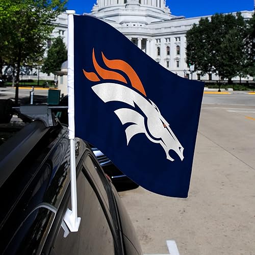 Vista 235 de Rico Industries NFL - Bandera de doble cara para automóvil, accesorio para auto