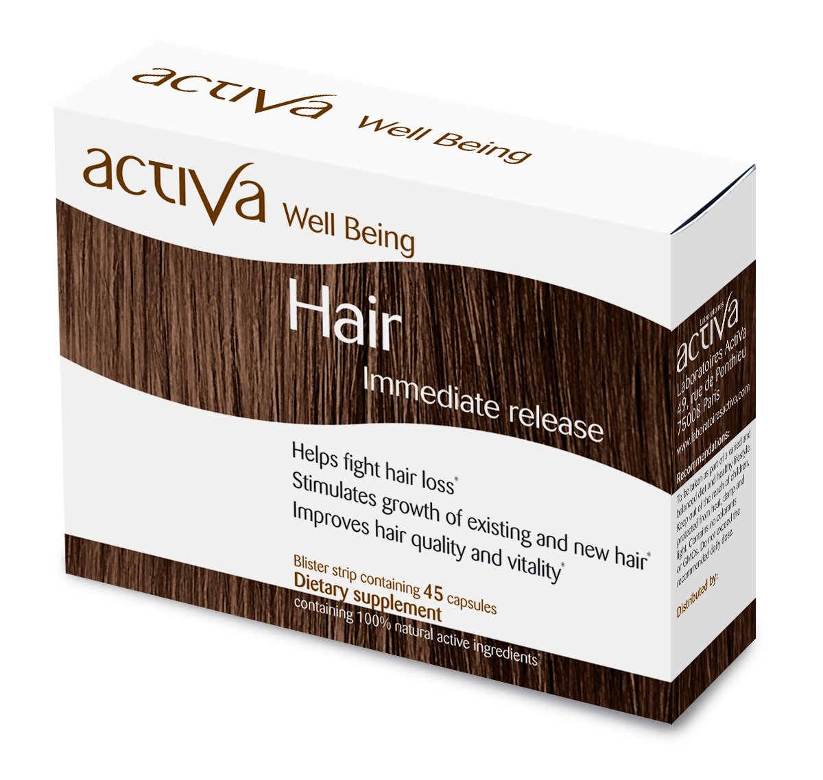 Activa Well Being Hair - Pack of Capsules 45