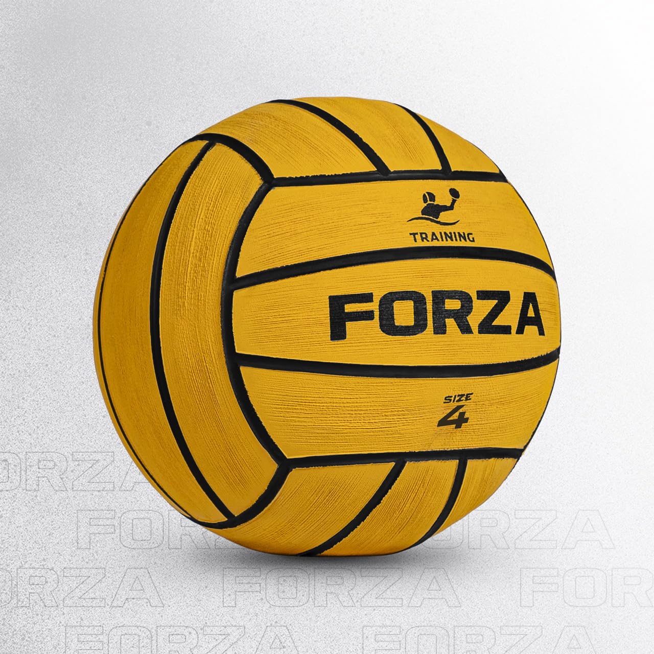 FORZA Ballon d’Entraînement de Water-Polo | Durabilité et Résistance avec Technologie Wet Weather Grip+ | Plusieurs Tailles pour Tous Les Joueurs