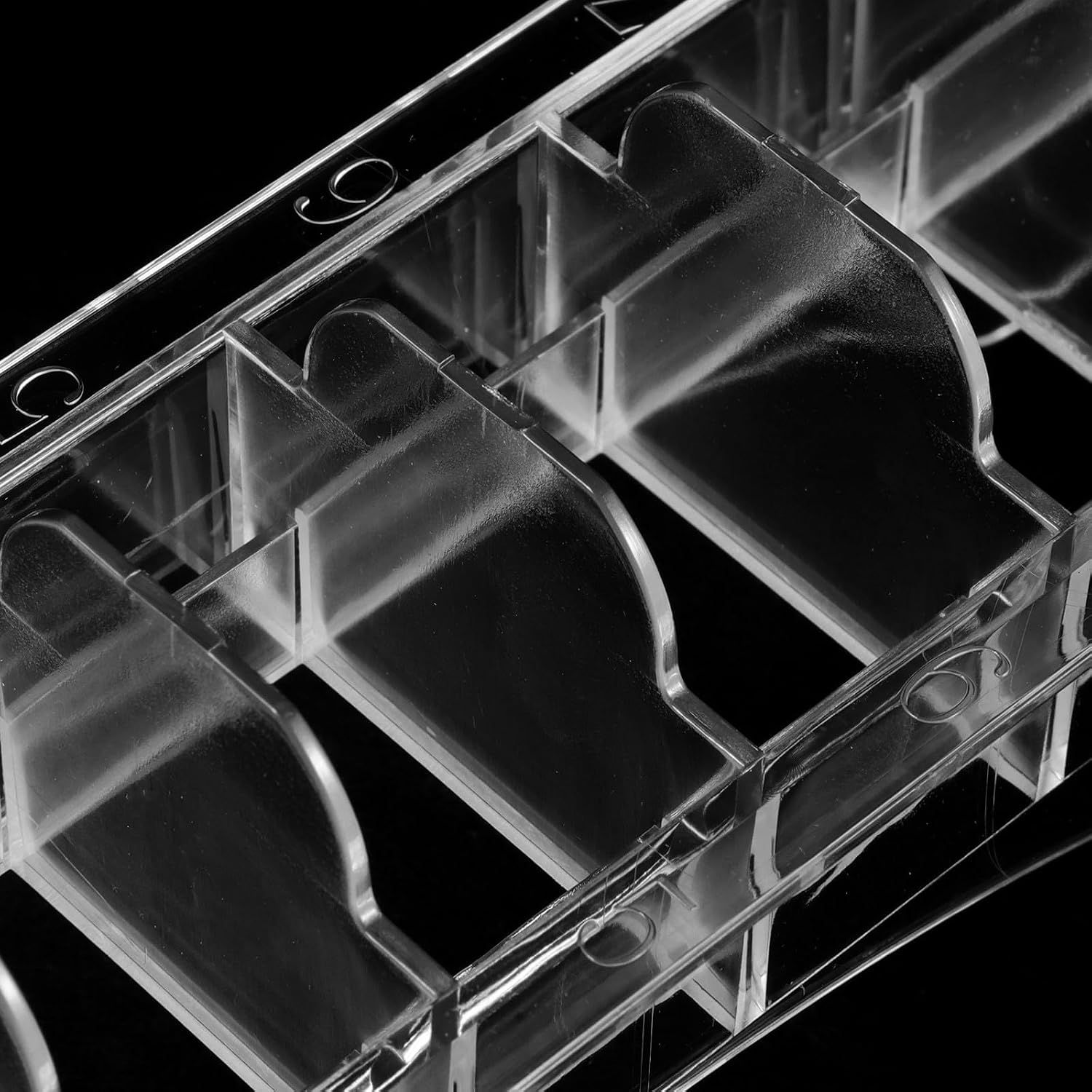 Plastic Guide Comb Storage Box Organizer for Salon Barber Use