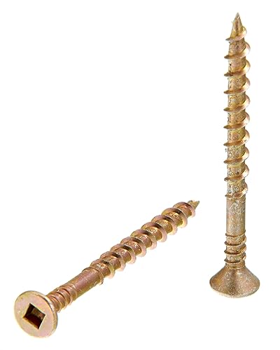 Vista 18 de Senco 08F150Y DuraSpin #8 x 1-1/2 pulgadas, Tornillo de madera a madera, 1,000 Ct.