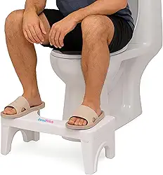 Banquinho de Cócoras Dobrável Vaso Sanitário EASYPOOP Apoio de Pés Para Evacuar Pés Antiderrapantes