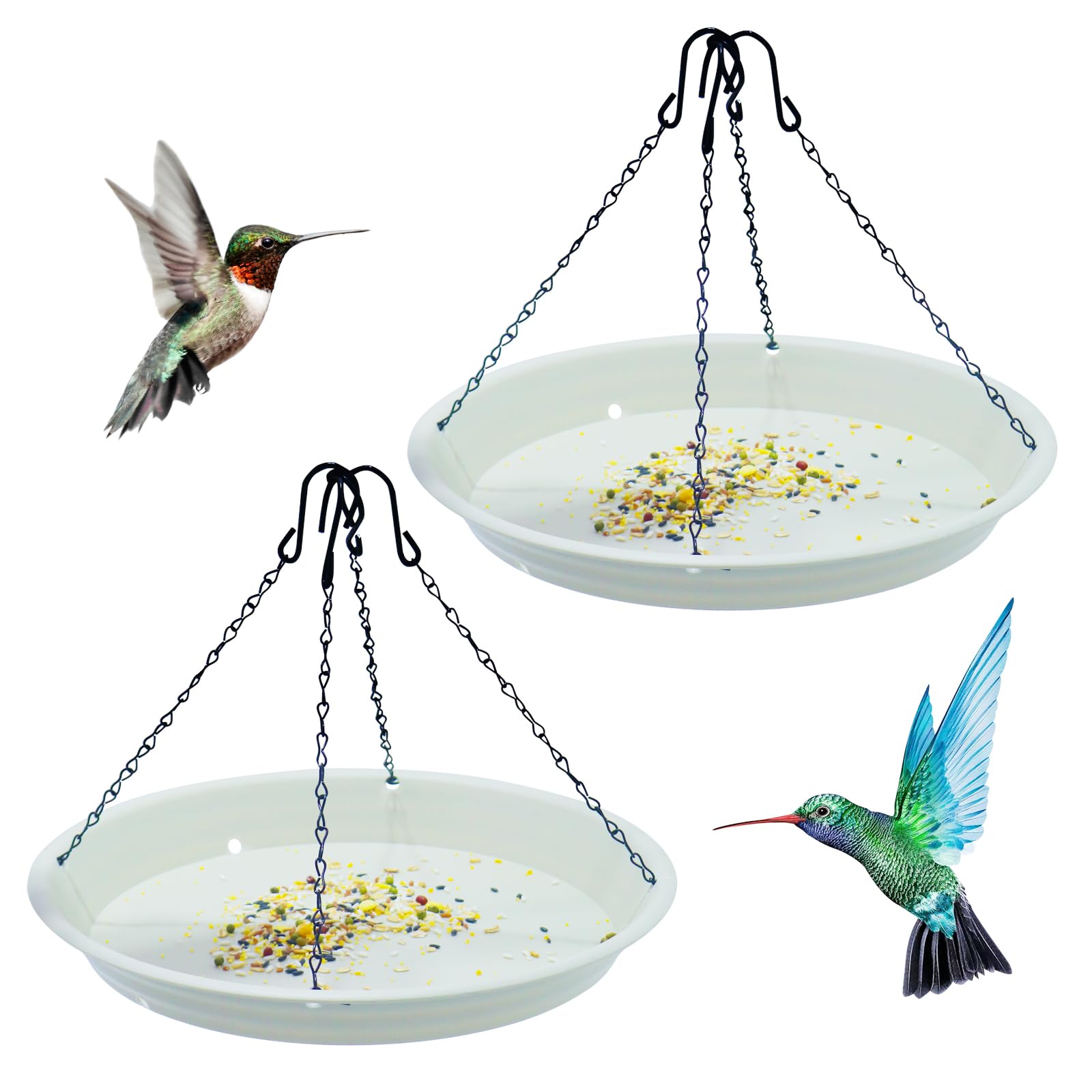 Plate-forme attrape-graines d'oiseaux pour embellir votre terrasse et votre cour