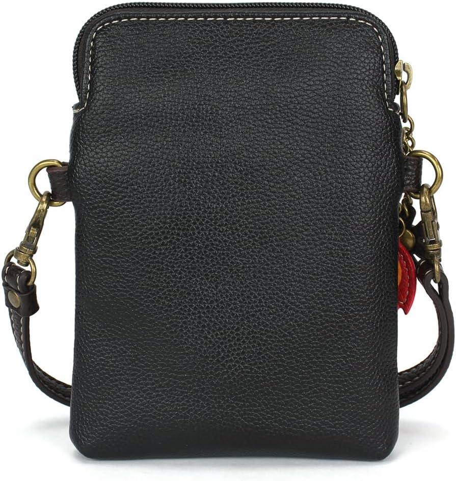 CHALA Cell Phone Crossbody Purse-Women PU Leather/Canvas Multicolor Handbag with Adjustable Strap - Image 2