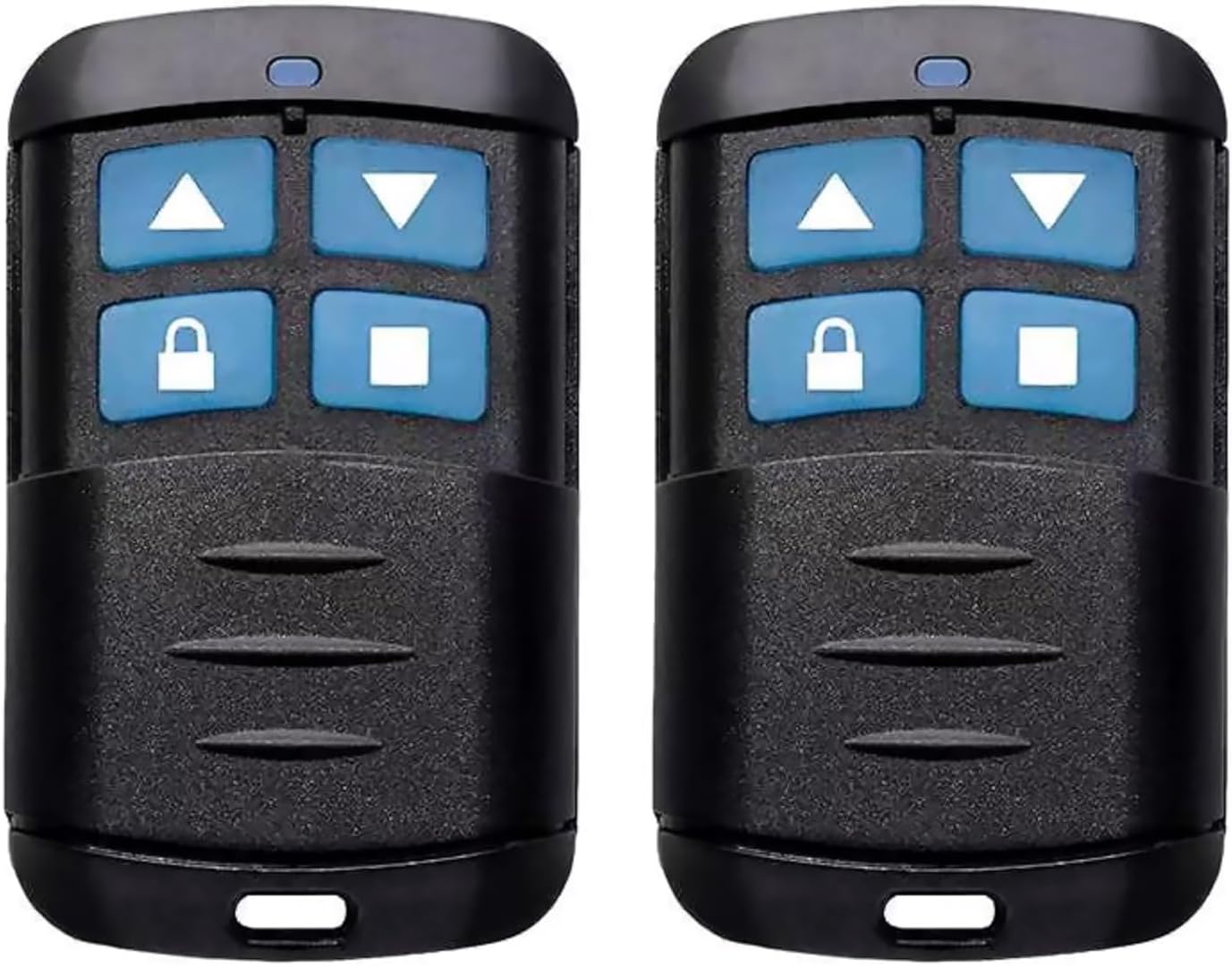 Universal 433.92 Mhz Garage Gate Door 4 Channel Remote Control Rolling Code Transmitter - 2 Pack