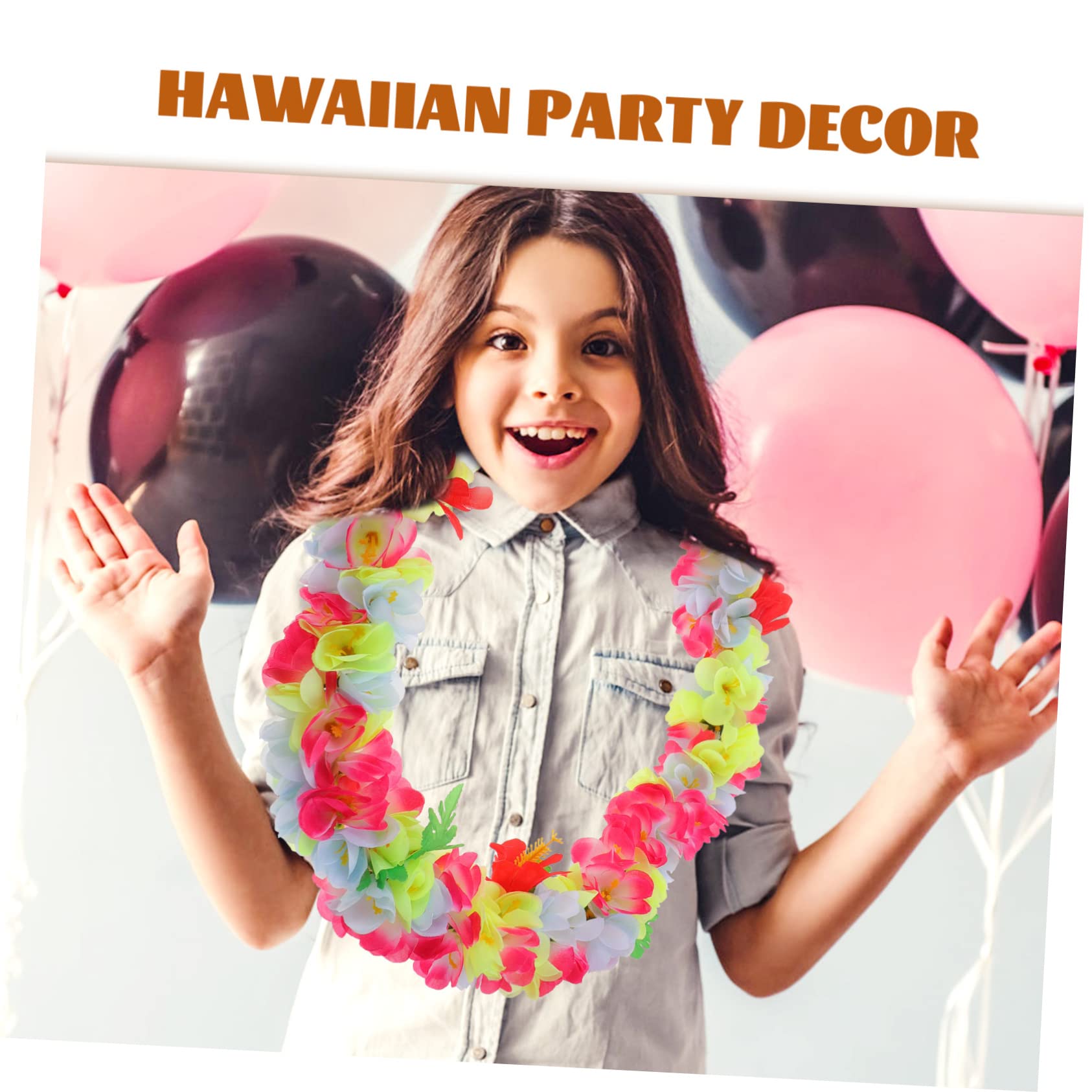 STOBOK 4stücke Hawaiianische Blumenkranz Dekoration Für Strandpartys Lifelike Luau Lei Für Sommerfeste Hochzeiten Und Foto-Requisiten Farben Perfekter Party-spaß