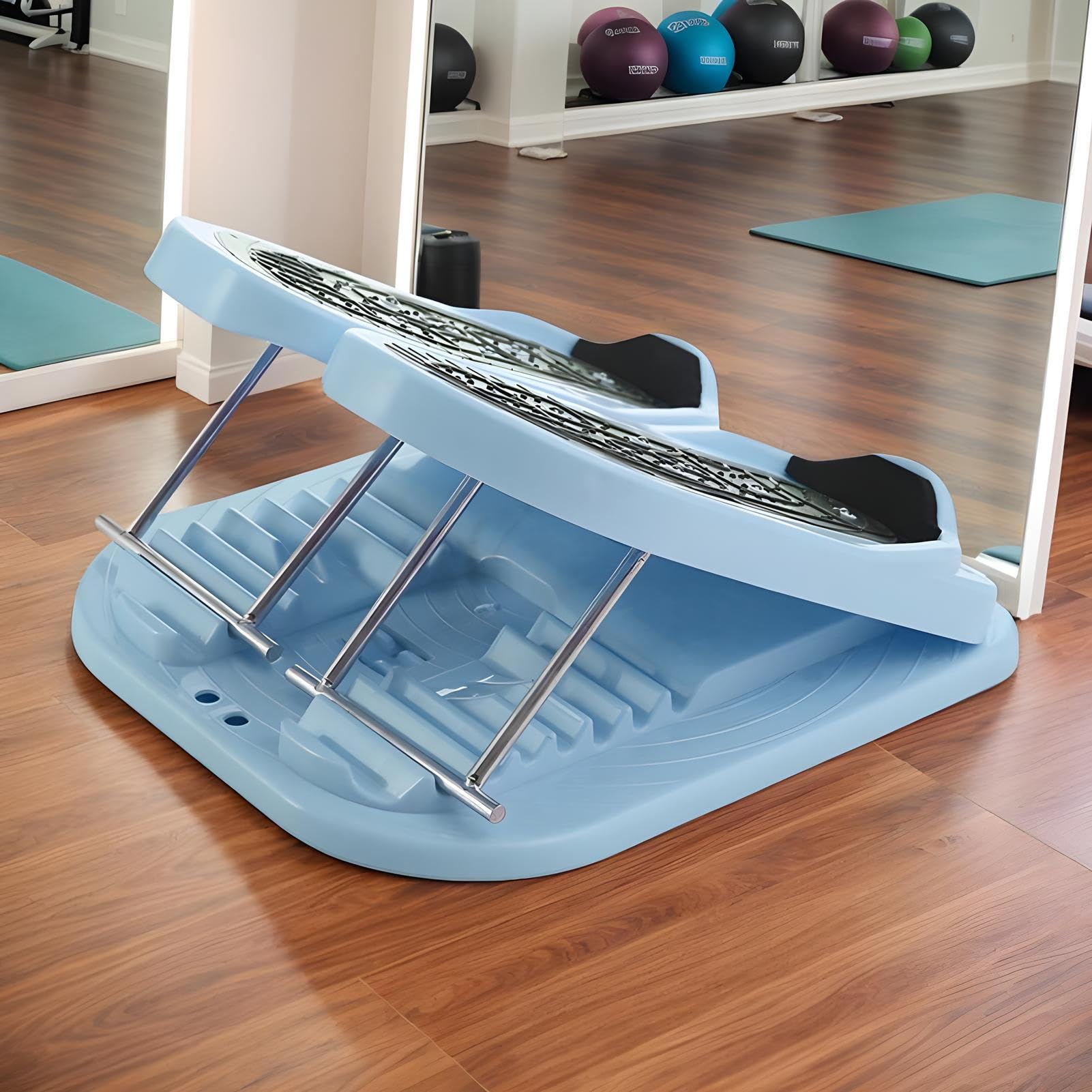 Rozciągacz do łydek, trener krokowy do fitnessu, przenośny, antypoślizgowy, 2 w 1, do domu, jogi, siłowni, fitnessu, treningu biurowego